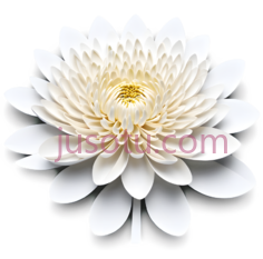 菊花,纸艺,纸剪PNG
