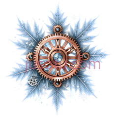 冰雪,魔法,齿轮,铜PNG