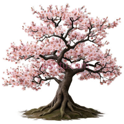 樱花树, PNG
