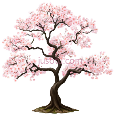 樱花树, PNG