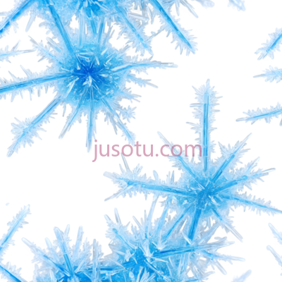 雪花,抽象,蓝色, PNG