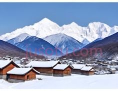 雪山,自然景观,白色PNG