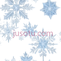 雪花,细节丰富,白色PNG
