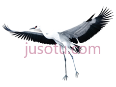 鹤,水墨画,白色PNG