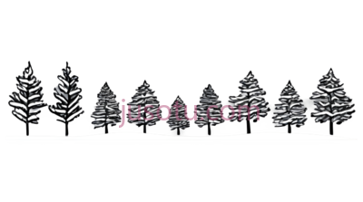 小树,冬天, PNG