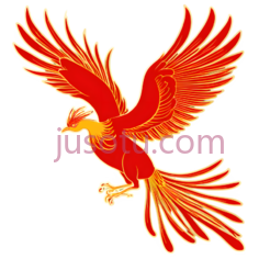 凤凰,卡通,红色PNG