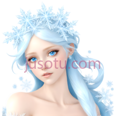 冰雪女王,卡通,蓝色PNG