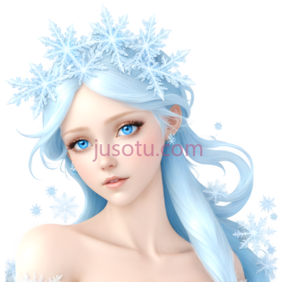 冰雪女王,卡通,蓝色, PNG