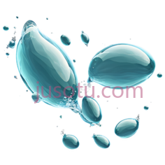 水滴,抽象,蓝色PNG