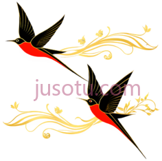 双尾燕PNG