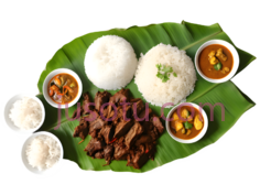 白米饭,肉,蔬菜,圆形,切块,切片,橙色PNG