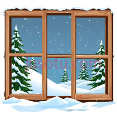 窗户,卡通,棕色PNG