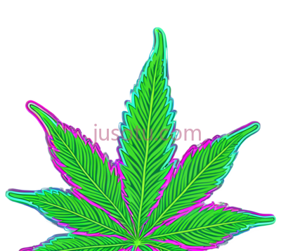 大麻叶,霓虹灯,绿色,粉色, PNG