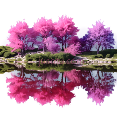 树,自然景观,粉色, PNG