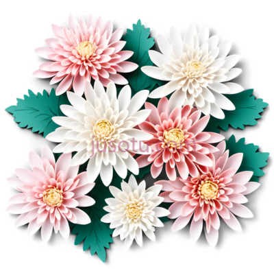 菊花,纸艺, PNG