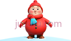 卡通人物,3D动画,红色PNG