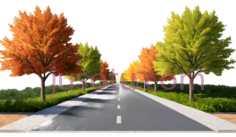 道路,现代,灰色PNG