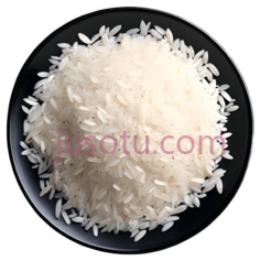 米饭,黑盘,美食PNG