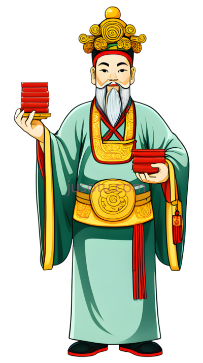 财神,官服, PNG