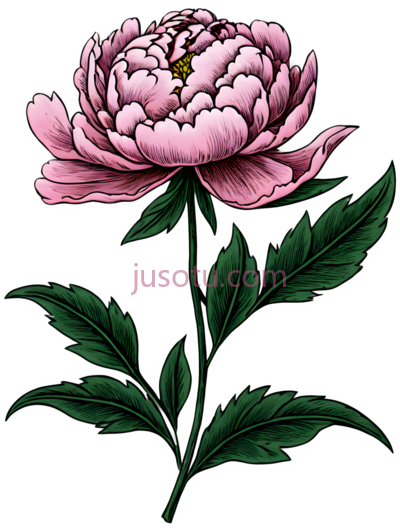 牡丹, PNG