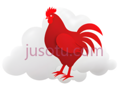公鸡,卡通,红色PNG