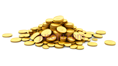 金币,堆叠,金色, PNG