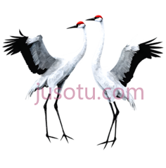 鹤舞PNG