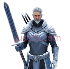 男性,雪,剑, PNG