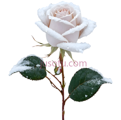 玫瑰,一朵,白色, PNG