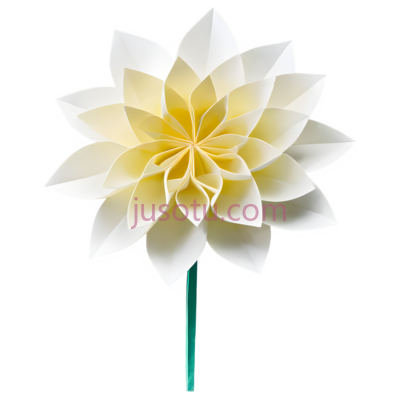 小菊花,折纸, PNG