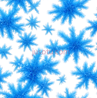 雪花,抽象,蓝色, PNG
