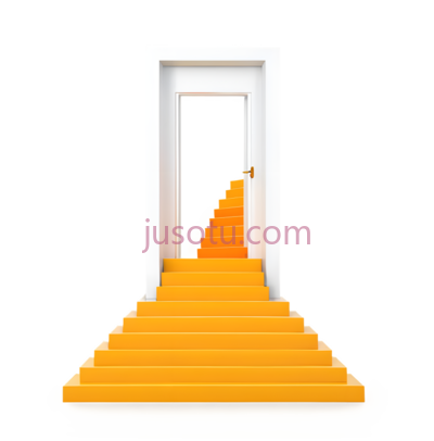 楼梯,橙色, PNG