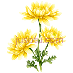黄色菊,花瓣PNG