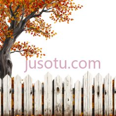 树,自然,橙色PNG