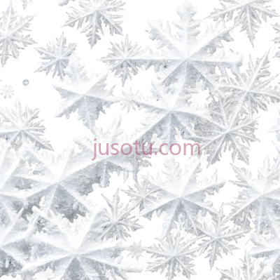 雪花,复杂对称,白色, PNG