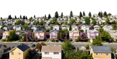 房屋,现代住宅区,黄色,白色,灰色PNG